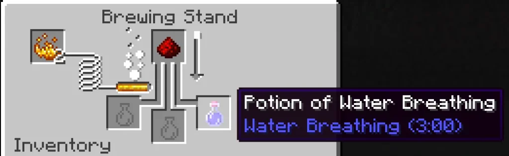 Minecraft Water Breathing Potion 8s