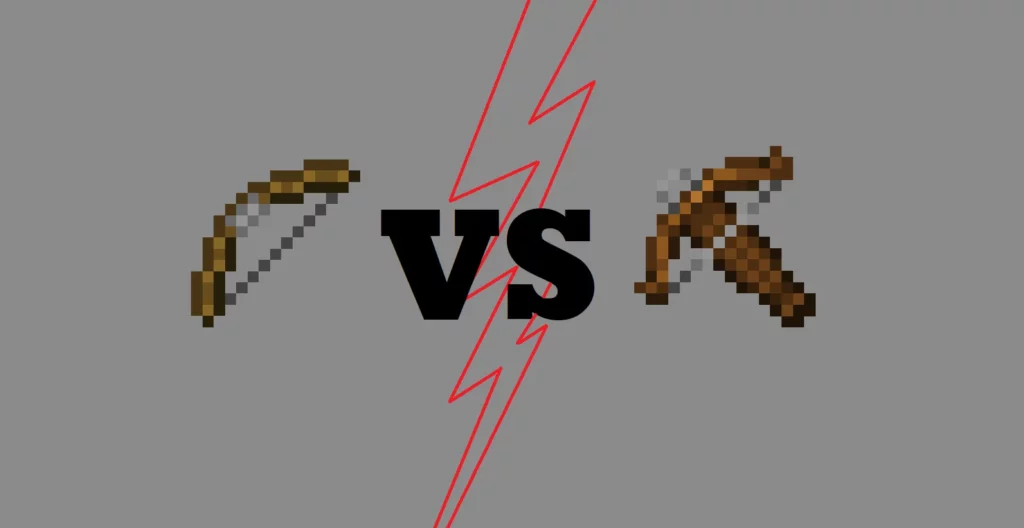 bow vs crossbow minecraft