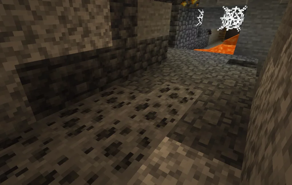 minecraft coal in caves