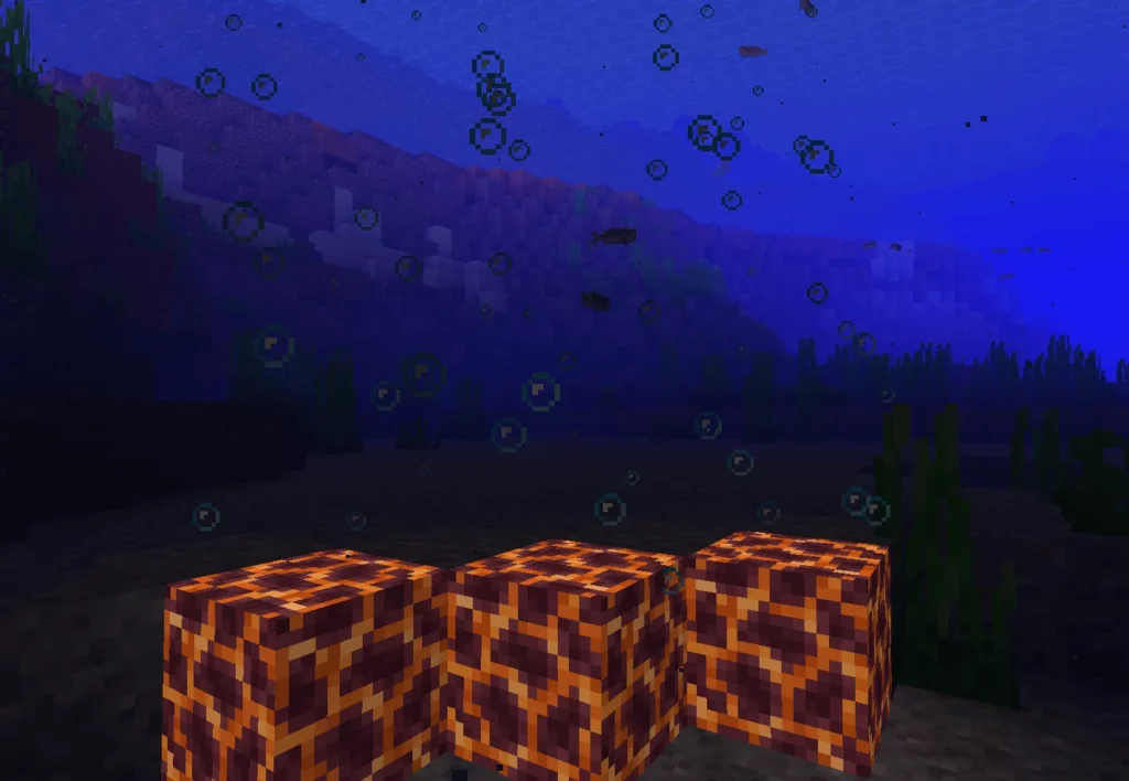 minecraft magma underwater