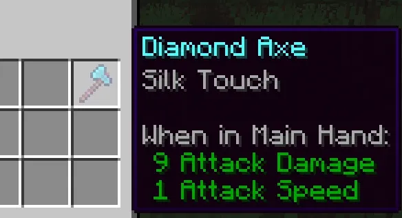 minecraft silk touch axe