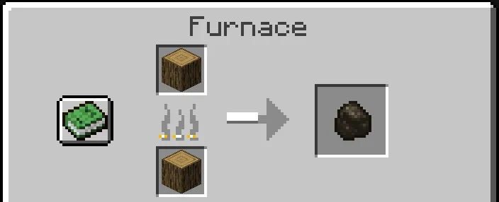 minecraft smelting charcoal