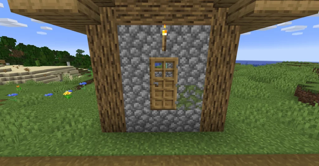 one block higher minecraft door
