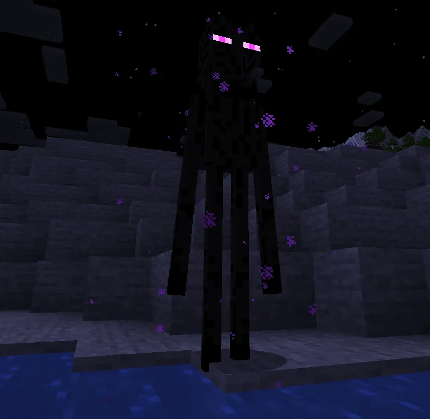 how to kill enderman water