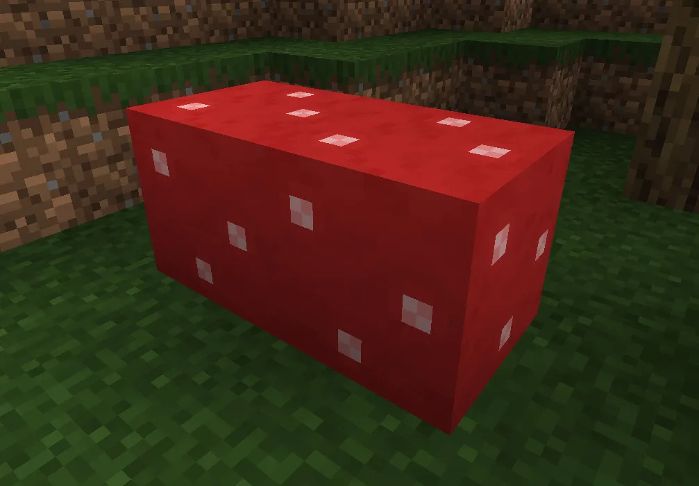 red mushroom block