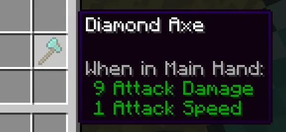 diamond axe damage