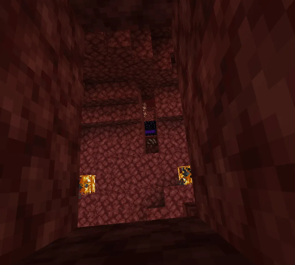 far from the nether portal