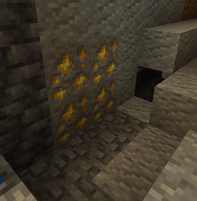 golden ore minecraft