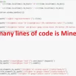 how many lines of code is minecraft?