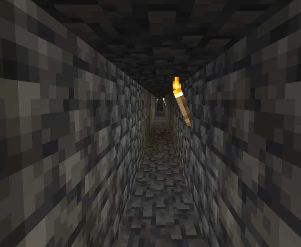 strip mining minecraft main tunnel